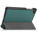 Lenovo Tab M8 (4. Gen.) - EIDERWOOD Tri-Fold Kunstlæder Flip Cover - Grøn