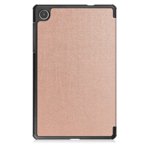 Lenovo Tab M8 (4. Gen.) - EIDERWOOD Tri-Fold Kunstlæder Flip Cover - Rose Gold