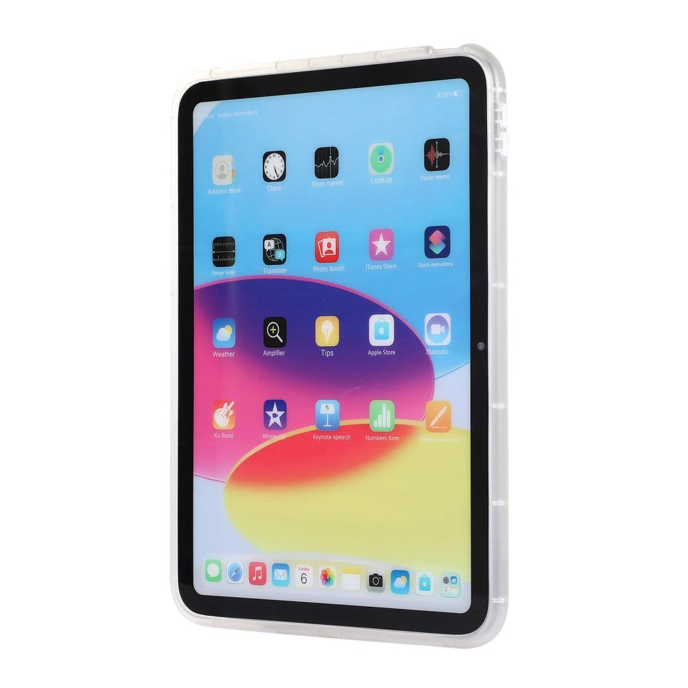 iPad 10.9" (2022) Fleksibelt Plastik Bagside Cover - Gennemsigtig