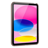 iPad 10.9" (2022) Fleksibelt Plastik Bagside Cover - Flet Design - Brun