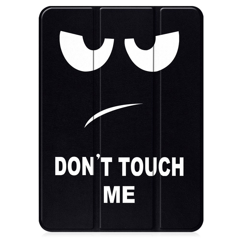 OnePlus Pad / Oppo Pad 2 Læder Flip Cover m. Tri-fold Stand & Vågeblus Funktion - "Don't Touch Me"