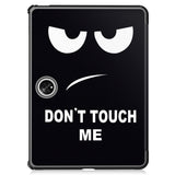 OnePlus Pad / Oppo Pad 2 Læder Flip Cover m. Tri-fold Stand & Vågeblus Funktion - "Don't Touch Me"