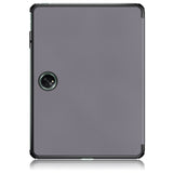 OnePlus Pad / Oppo Pad 2 Tri-Fold Læder Flip Cover m. Standerfunktion - Grå