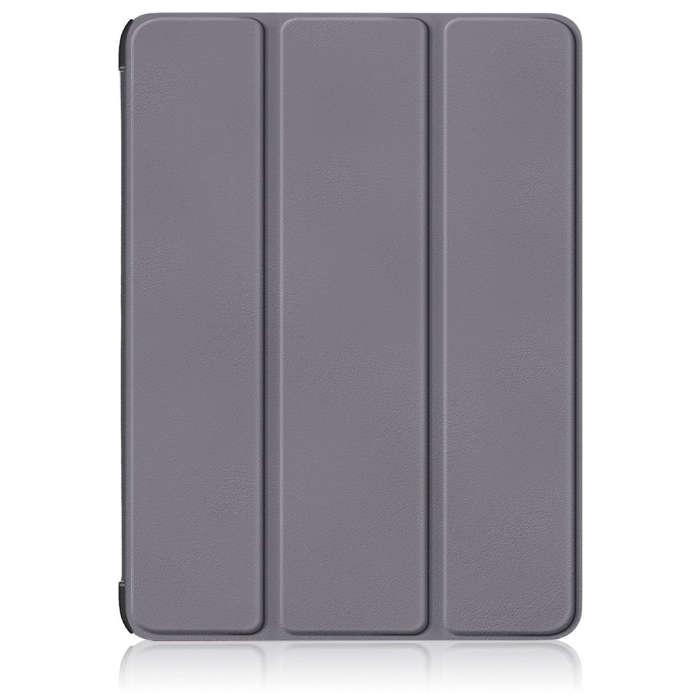 OnePlus Pad / Oppo Pad 2 Tri-Fold Læder Flip Cover m. Standerfunktion - Grå