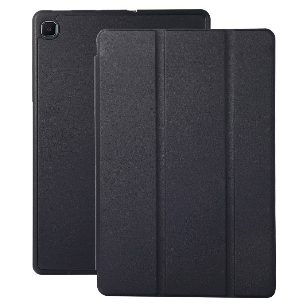 Samsung Galaxy Tab S6 Lite (2020-2024) Magnetisk Tri-Fold Læder Flip Cover m. Pencil Holder - Mørkeblå