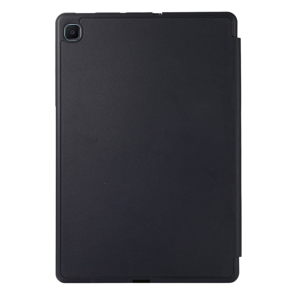 Samsung Galaxy Tab S6 Lite (2020-2024) Magnetisk Tri-Fold Læder Flip Cover m. Pencil Holder - Mørkeblå