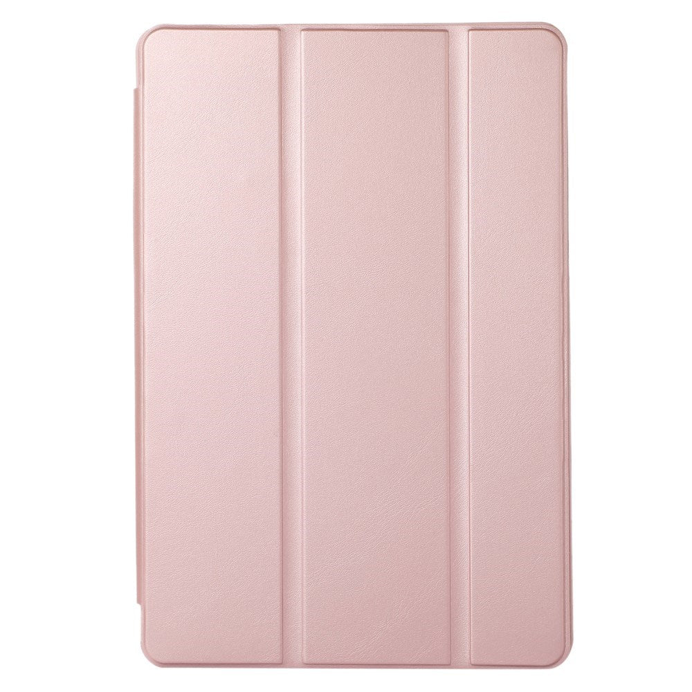 Samsung Galaxy Tab S6 Lite (2020-2024) Magnetisk Tri-Fold Læder Flip Cover m. Pencil Holder - Rose Gold