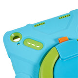 Pepkoo iPad 11" (2025) / 10.9" (2024 / 2022) Børne Cover m. Kickstand - Blå / Grøn