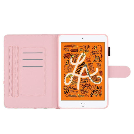 iPad Pro 9.7 (2016) / iPad Air / iPad Air 2 / iPad 9.7 (2017/2018) Læder Flip Cover m. Farvede Prikker - Hvid / Multi