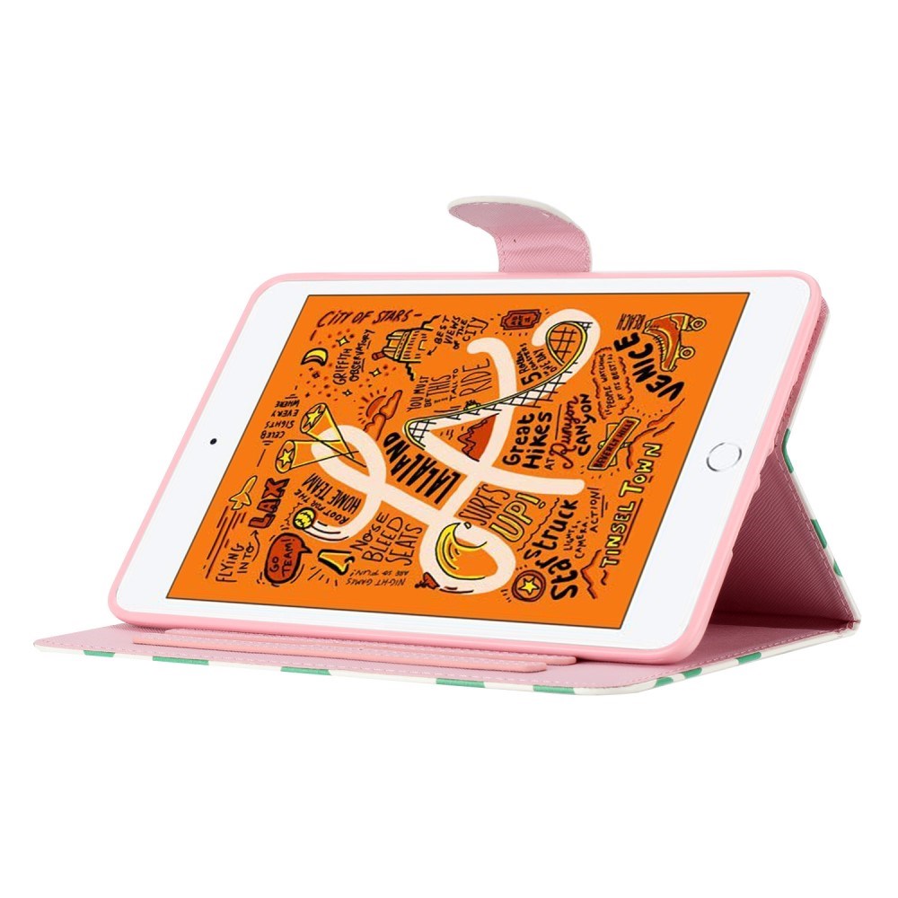 iPad Pro 9.7 (2016) / iPad Air / iPad Air 2 / iPad 9.7 (2017/2018) Læder Flip Cover m. Farvede Prikker - Hvid / Multi