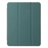 EIDERWOOD iPad 10.9" (2022) Tri-Fold Kunst Læder Flip Cover m. Apple Pencil Holder - Grøn