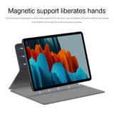 Samsung Galaxy Tab S8 / S7 - EIDERWOOD Kunstlæder Flip Cover m. Pen Holder - Grå