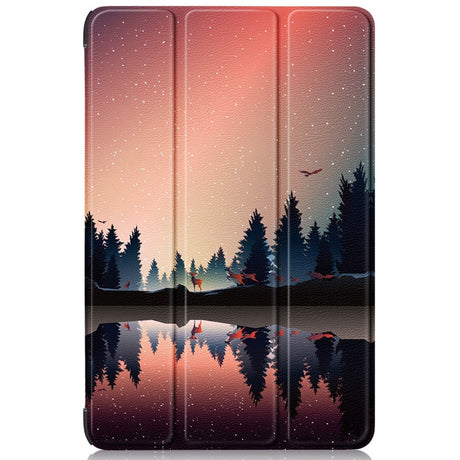 Samsung Tab S9 Kunstlæder Tri-Fold Cover - Aftensol