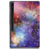 Samsung Tab S9 Ultra Tri-Fold Læder Flip Cover m. Standerfunktion - Galakse