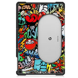 Google Pixel Tablet Læder Cover m. Standerfunktion - Graffiti