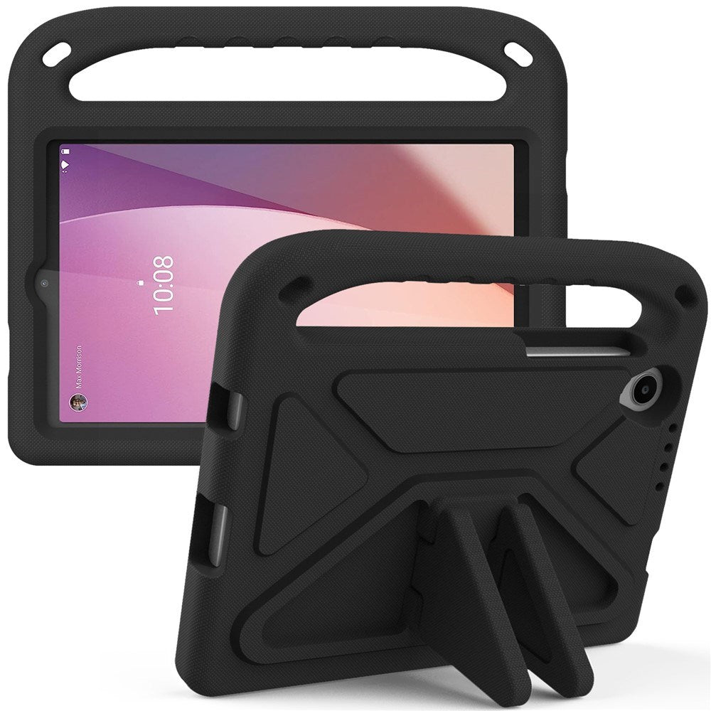 Lenovo Tab M8 (4. Gen.) - EIDERWOOD Børne Cover m. Håndtag & Ståfunktion - Sort