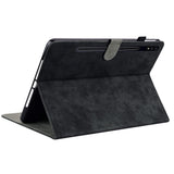 Samsung Galaxy Tab S9 Læder Cover m. Ståfunktion & Kortholder - Sort