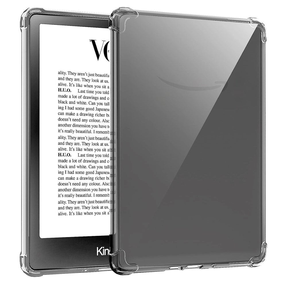 Amazon Kindle Paperwhite 5 11th Generation (2021) Fleksibelt Plastik Bagside Cover - Gennemsigtig