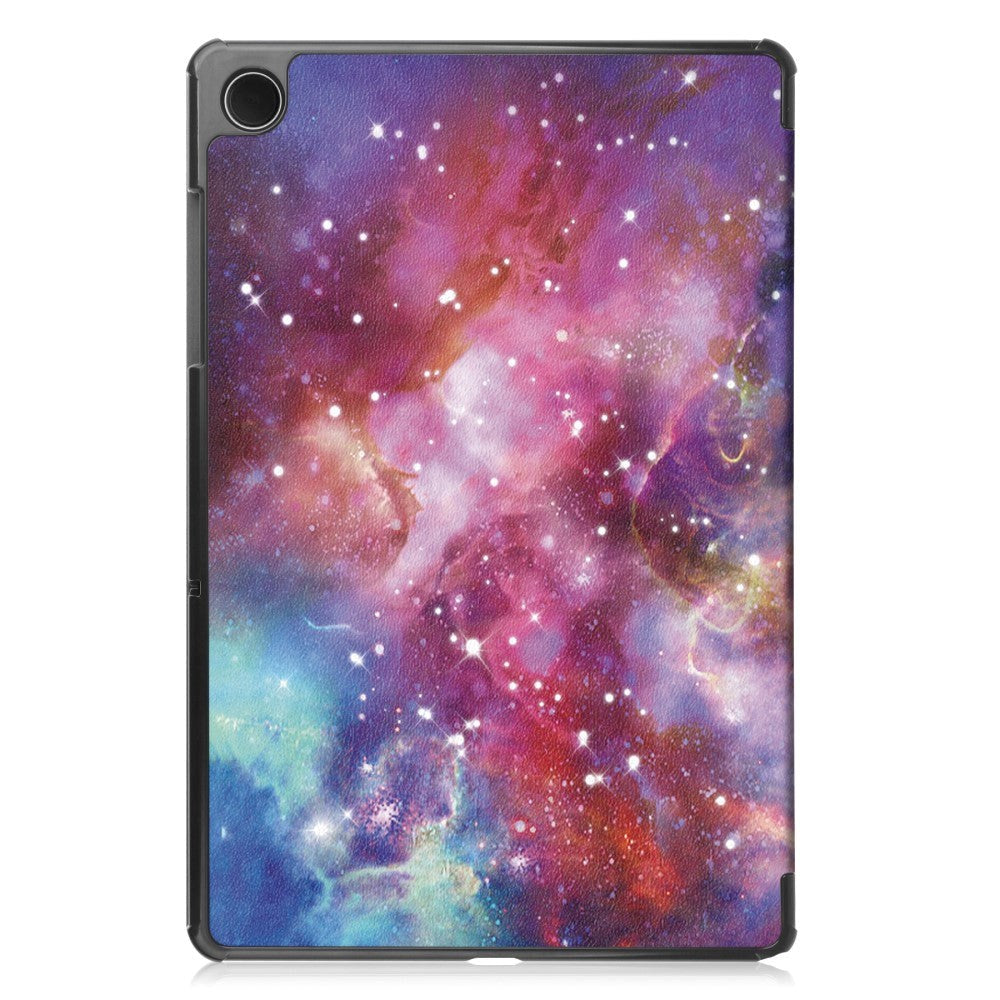 Samsung Galaxy Tab A9 Tri-Fold Kunstlæder Flip Cover - Galakse