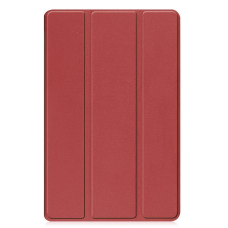 Samsung Galaxy Tab A9 Tri-Fold Læder Flip Cover m. Standerfunktion - Rød