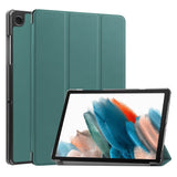 Samsung Galaxy Tab A9 Tri-Fold Læder Flip Cover m. Standerfunktion - Grøn