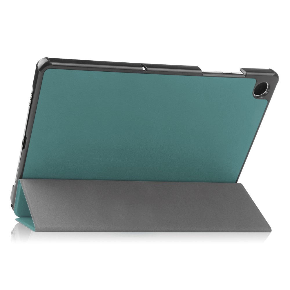 Samsung Galaxy Tab A9 Tri-Fold Læder Flip Cover m. Standerfunktion - Grøn