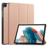 Samsung Galaxy Tab A9 Tri-Fold Læder Flip Cover m. Standerfunktion - Rose Gold