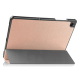 Samsung Galaxy Tab A9 Tri-Fold Læder Flip Cover m. Standerfunktion - Rose Gold