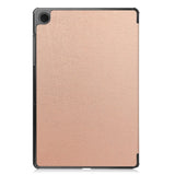 Samsung Galaxy Tab A9 Tri-Fold Læder Flip Cover m. Standerfunktion - Rose Gold