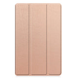 Samsung Galaxy Tab A9 Tri-Fold Læder Flip Cover m. Standerfunktion - Rose Gold