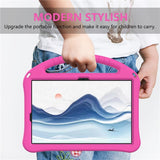 Samsung Galaxy Tab S9 / S8 / S7 - EIDERWOOD Børne Cover m. Håndtag & Ståfunktion - Lyserød