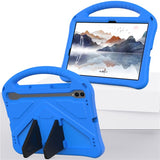 Samsung Galaxy Tab S9 / S8 / S7 - EIDERWOOD Børne Cover m. Håndtag & Ståfunktion - Blå