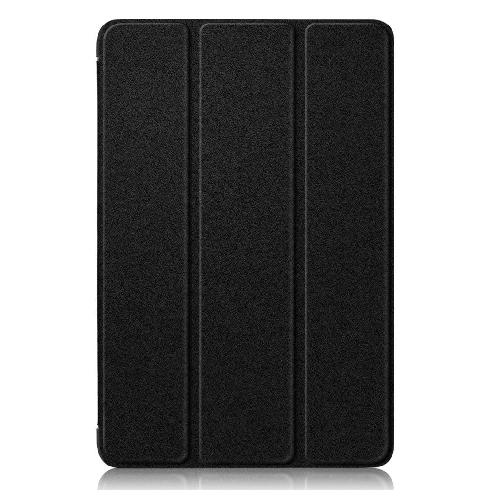 Samsung Galaxy Tab A9+ (Plus) Tri-Fold Læder Flip Cover m. Standerfunktion - Sort