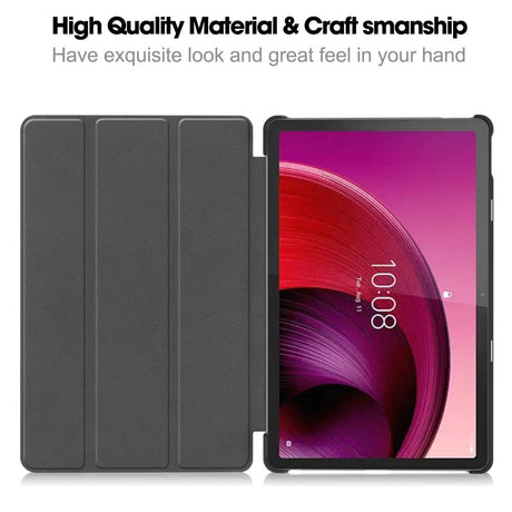 Lenovo Tab M10 (3. Gen) 10.1" (TB-328F/TB-328X) Tri-Fold Læder Flip Cover m. Standerfunktion - Grå