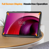 Lenovo Tab M10 (3. Gen) 10.1" (TB-328F/TB-328X) Tri-Fold Læder Flip Cover m. Standerfunktion - Grå