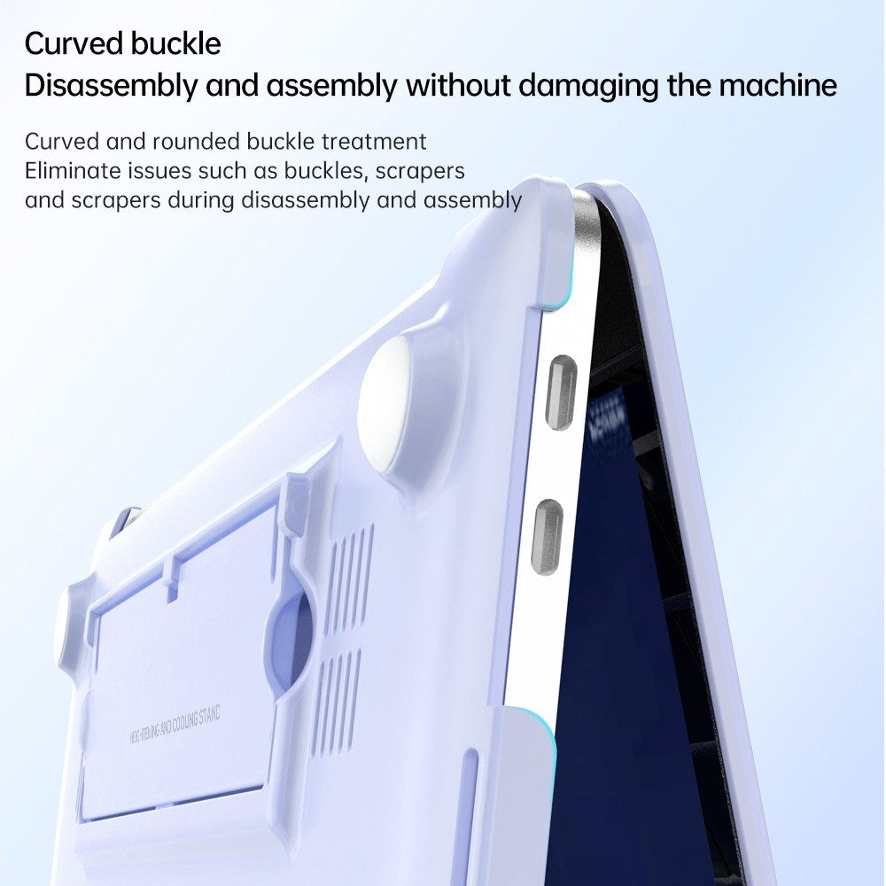 MacBook Air 13 (2013-2017) / (2010-2012) MacBook Cover med Kickstand - Sort