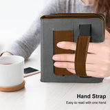 PocketBook InkPad Color 2 Origami Kunstlæder Flip Cover m. Ståfunktion & Strop - Sort