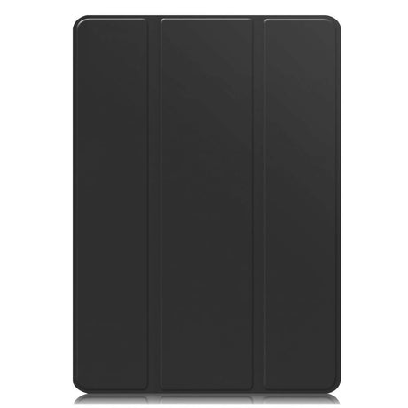 Samsung Galaxy Tab S9 FE Magnetisk Tri-Fold Læder Flip Cover m. Pencil Holder - Sort