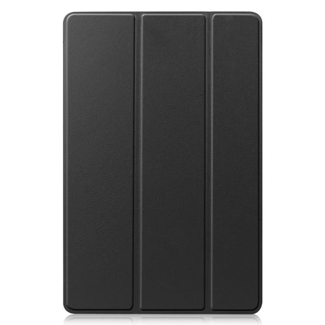 Samsung Galaxy Tab S9 FE Tri-Fold Læder Flip Cover m. Standerfunktion - Sort