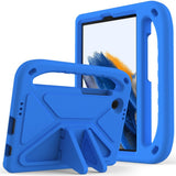 EIDERWOOD Samsung Galaxy Tab A11 / A9 Børnecover med Kickstand og Håndtag - Blå