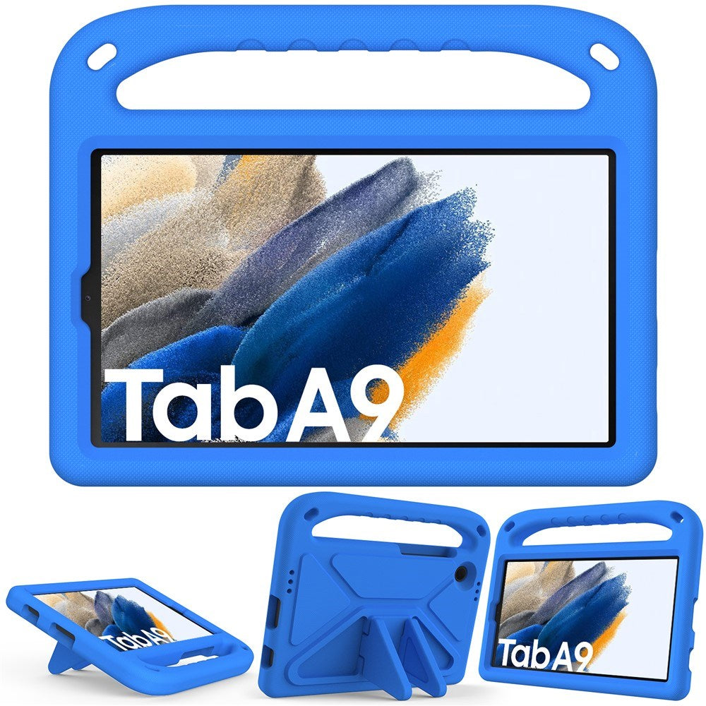 EIDERWOOD Samsung Galaxy Tab A11 / A9 Børnecover med Kickstand og Håndtag - Blå
