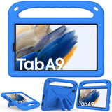 EIDERWOOD Samsung Galaxy Tab A11 / A9 Børnecover med Kickstand og Håndtag - Blå