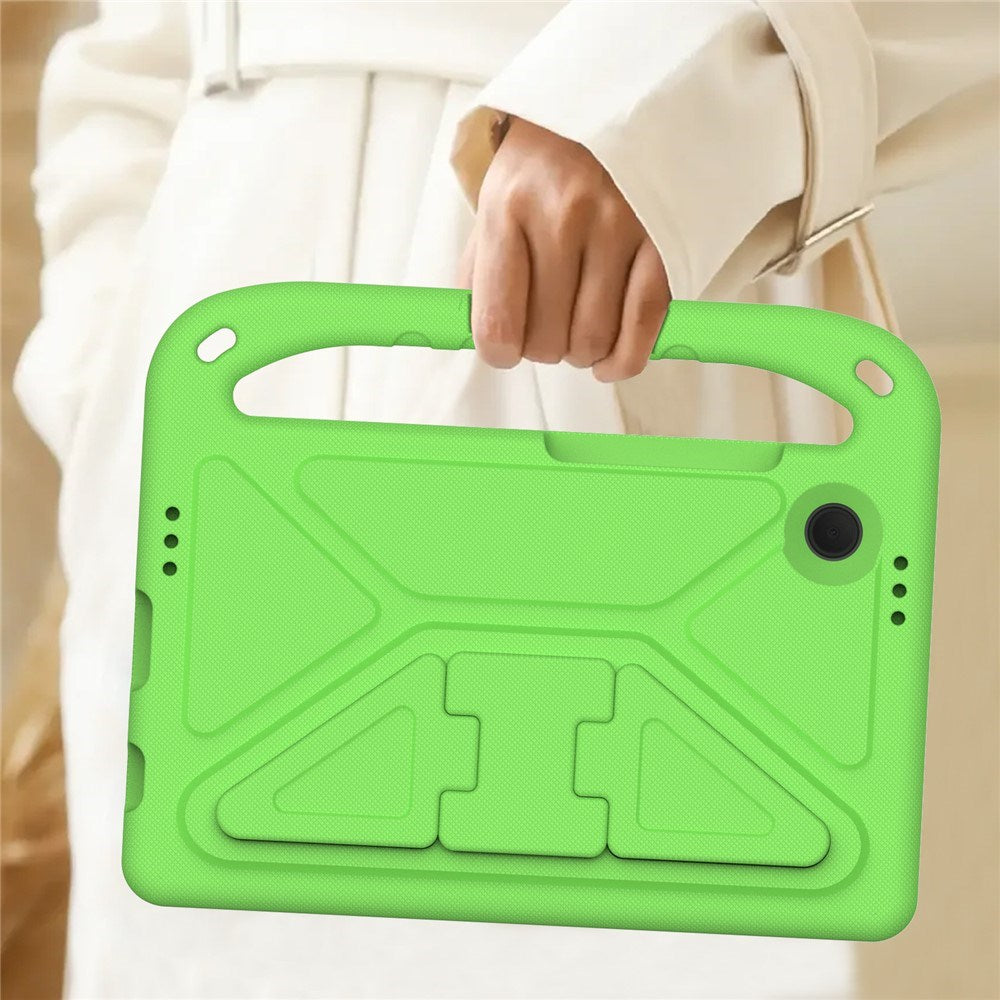 EIDERWOOD Samsung Galaxy Tab A11 / A9 Børnecover med Kickstand og Håndtag - Grøn