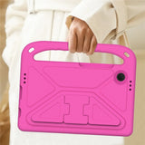 EIDERWOOD Samsung Galaxy Tab A11 / A9 Børnecover med Kickstand og Håndtag - Lyserød