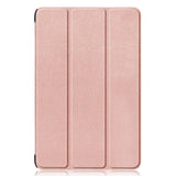 Samsung Galaxy Tab S9 FE + (Plus) Tri-Fold Læder Flip Cover m. Standerfunktion - Rose Gold