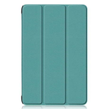 Samsung Galaxy Tab S9 FE + (Plus) Tri-Fold Læder Flip Cover m. Standerfunktion - Grøn