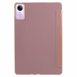 EIDERWOOD Xiaomi Redmi Pad SE Tri-Fold Kunstlæder Flip Cover - Rose Gold