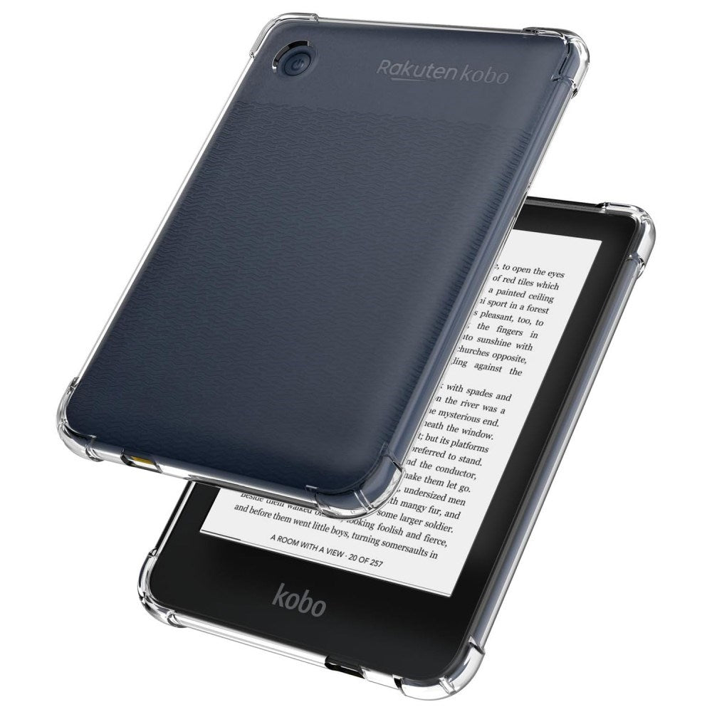 Kobo Clara 2E Fleksibelt TPU Plastik Bagside Cover - Gennemsigtig