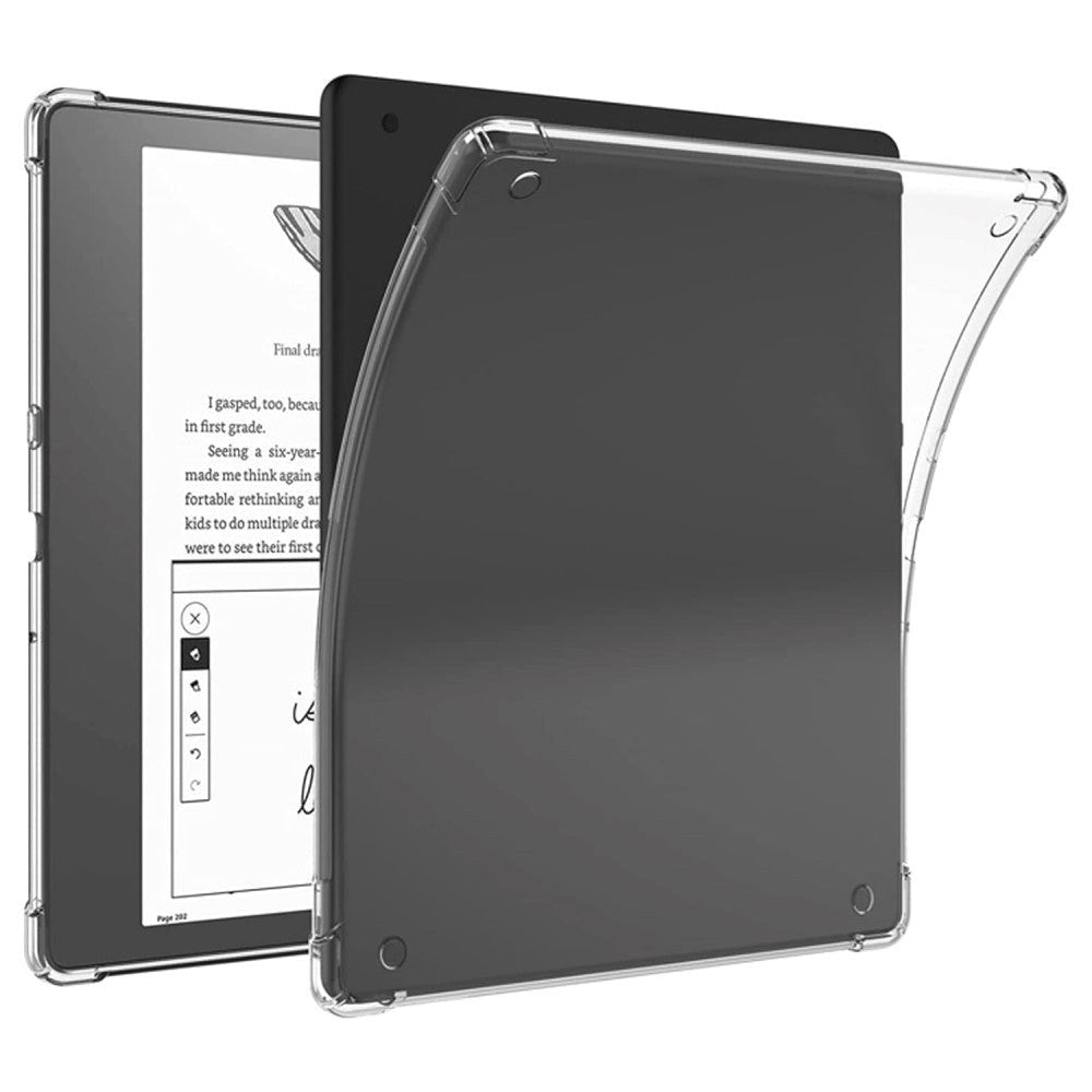 Amazon Kindle Scribe 11th Generation (2022) Fleksibelt TPU Plastik Bagside Cover - Gennemsigtig