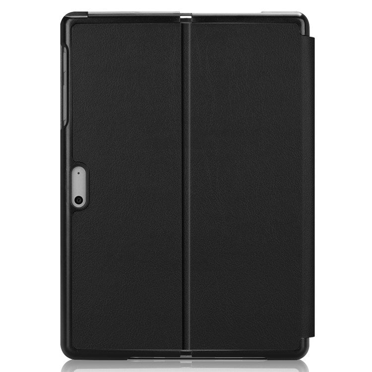 Microsoft Surface Go 4 - EIDERWOOD Kunstlæder Flip Cover - Sort